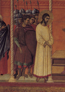 Duccio, Christus vor Pilatus, Ausschn. by klassik art