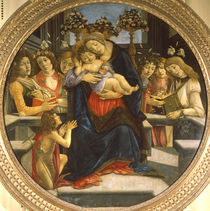 Botticelli, Maria mit Kind und Johannes by klassik-art
