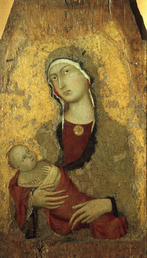 Simone Martini, Maria mit Kind (Siena) von klassik art