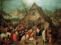 J.Brueghel d.Ae., Anbetung der Koenige by klassik-art