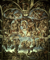Michelangelo, Juengstes Gericht von klassik art