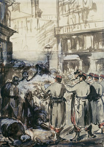 E. Manet, Die Barrikade/ 1871 by klassik-art