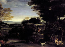 Domenichino, Landschaft mit Sylvia von klassik art