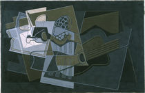 Juan Gris, Gitarre und Flasche/ 1921 by klassik art