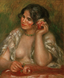 A.Renoir, Gabrielle mit Rose by klassik art