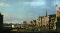 Rom, Via di Ripetta / Gem.v.Canaletto by klassik art