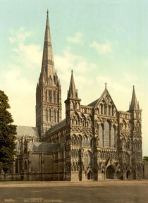 Salisbury, Kathedrale / Photochrom by klassik-art