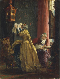 A.v.Menzel, Im Boudoir/ 1851 von klassik-art