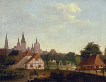 Ansicht von Rostock / Gem.v.Kersting by klassik-art