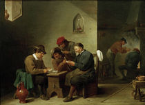 David Teniers d.J., Kartenspieler by klassik art