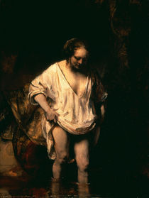 Rembrandt/ Badendes Maedchen/ 1654 von klassik art