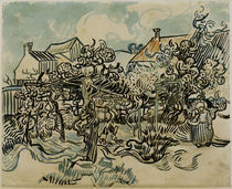 V.v.Gogh, Alter Weingarten mit Baeuerin by klassik art