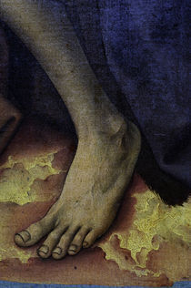 R.v.d.Weyden, Fuss des Johannes d. T. by klassik art