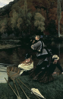 J.Tissot, Herbst an der Themse von klassik-art