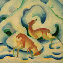 F.Marc, Rehe im Schnee II by klassik art