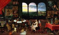 J.Brueghel d.J. u.v.Balen/Das Gehoer/1630 von klassik art