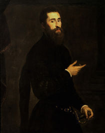 Tintoretto, Bildnis eines Edelmannes by klassik art