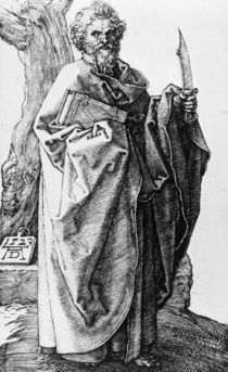 Duerer, Der Apostel Bartholomaeus by klassik art