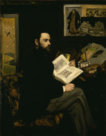 Zola,Emile/Portrait v.Manet von klassik art