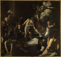 Caravaggio, Martyrium des Matthaeus by klassik art