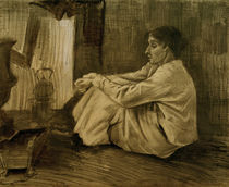 V.van Gogh, Eine sitzende Frau beim Ofen von klassik-art
