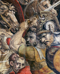 Schlacht am Ticinus / Karton (Detail) von klassik art