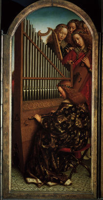 Engelskonzert / Genter Altar/v.Eyck 1432 von klassik art