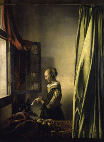 Vermeer, Brieflesendes Maedchen by klassik-art