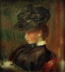 Auguste Renoir, Dame mit Hut by AKG  Images
