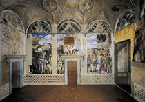 Mantua, Camera degli Sposi, Westwand by klassik art