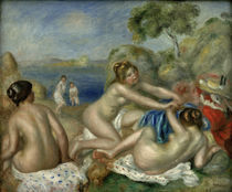 A.Renoir, Drei Badende mit Krabbe by klassik art