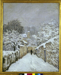 A.Sisley, Schnee in Louveciennes by AKG  Images