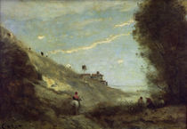 C.Corot, Kleines Tal mit Reiter von klassik-art