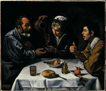 D.Velazquez, Bauern bei Tisch by klassik art