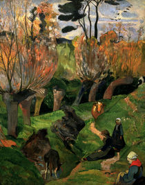P.Gauguin, Die Weiden by klassik art