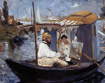 E.Manet, Die Barke (Claude Monet..) by klassik art
