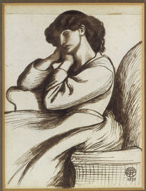 Jane Morris / Zng.v.Rossetti von klassik-art