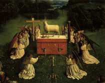 Agnus Dei /Jan v.Eyck, Genter Altar 1432 by AKG  Images
