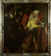 Vermeer/ Bei der Kupplerin/ 1656 von klassik art