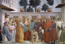 Masaccio, Auferweckung des Sohnes Theoph by klassik-art