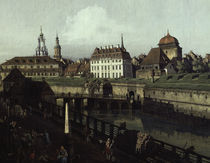 Dresden, Saturnbastei / Gem.v.Bellotto by klassik art