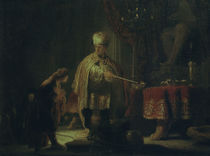 Rembrandt, Daniel und Cyrus by klassik art