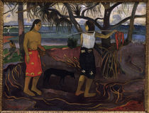 P.Gauguin, Unter den Padanusbaeumen by klassik-art