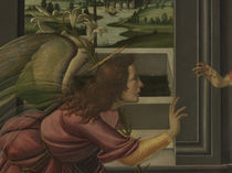 Botticelli, Verkuendigung, Engel von klassik art