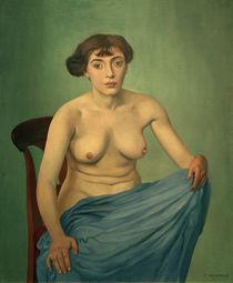 F.Vallotton, Torso mit blauem Tuch von klassik-art