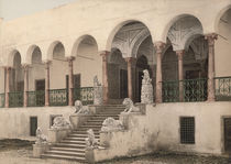 Tunis, Bardo, Loewentreppe / Photochrom von klassik-art