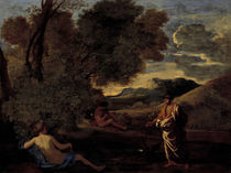 N.Poussin, Numa Pompilius und Egeria von klassik art