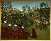 H.Rousseau, Tropischer Wald mit Affen von klassik-art