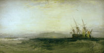 W.Turner, Ein auf Grund gelauf.Schiff by klassik art
