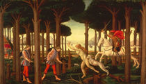 Botticelli, Geschichte des Nastagio I. by klassik-art